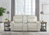 Michael Power Reclining Console Loveseat - Adams Furniture