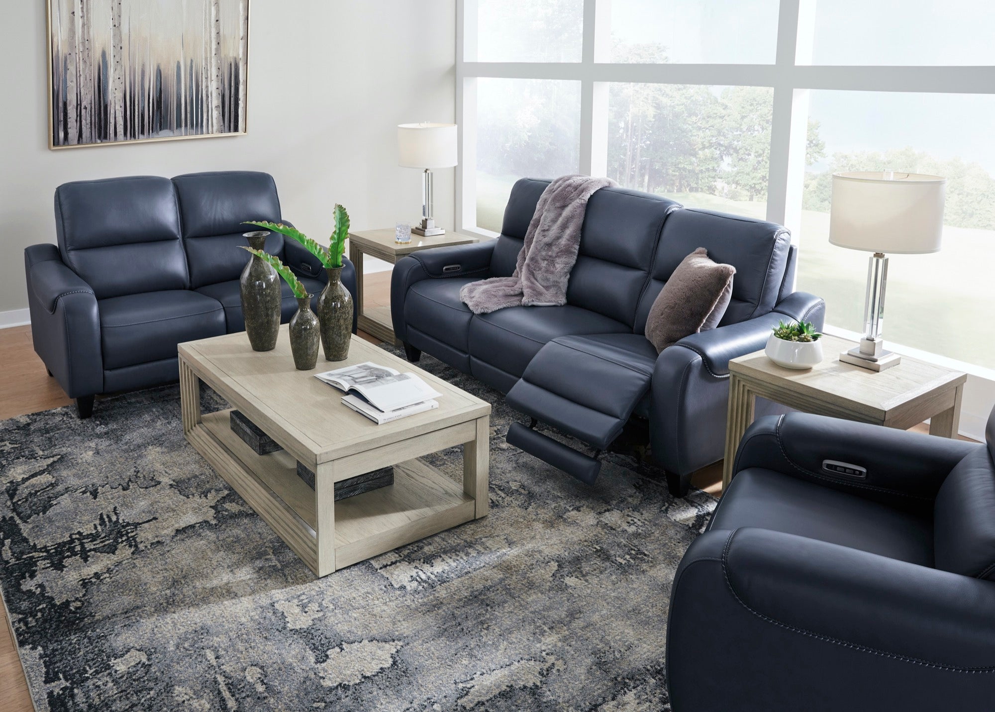 Makayla Power Reclining Living Room Set - Adams Furniture