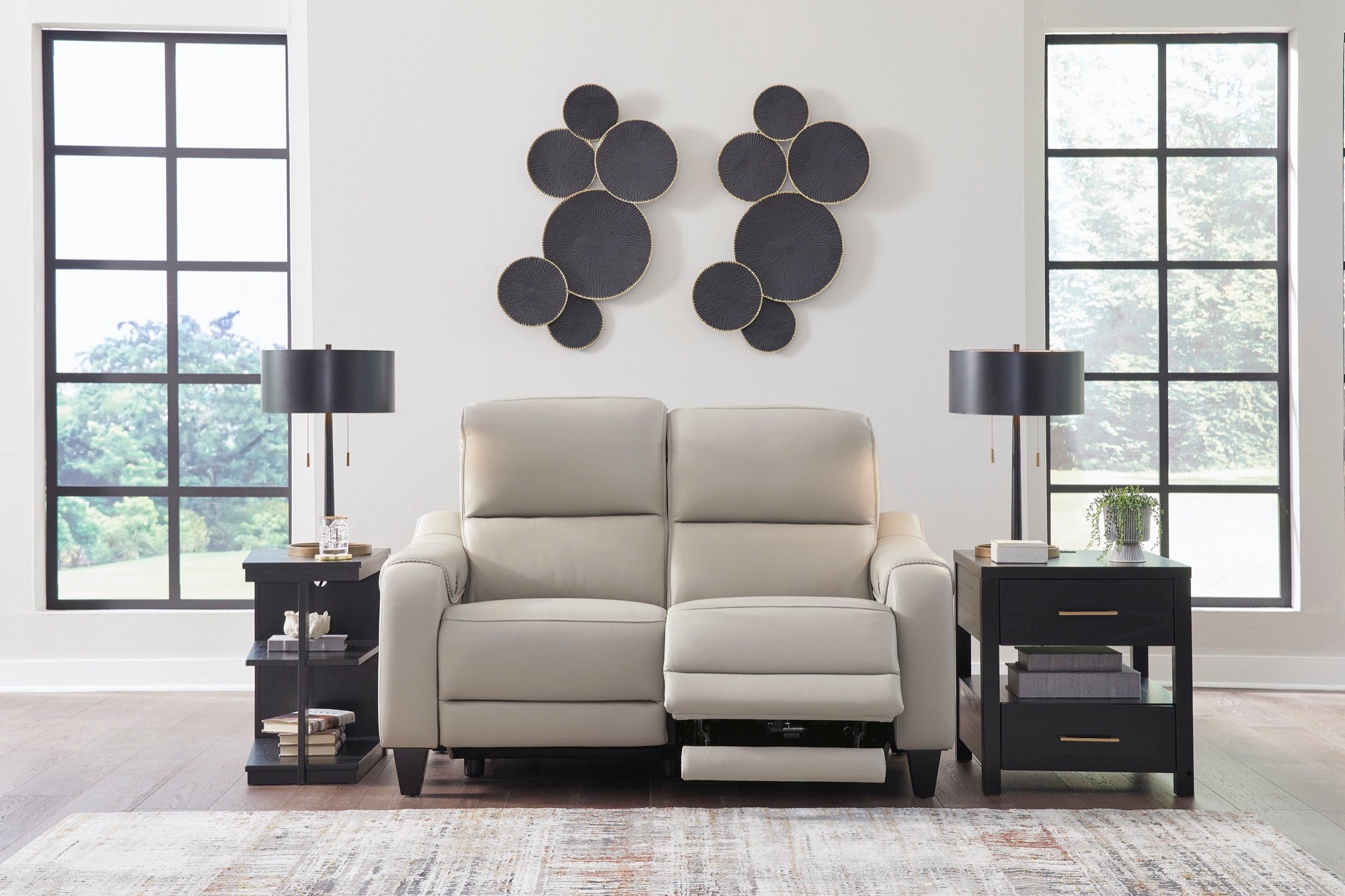 Matthew Power Reclining Loveseat - Adams Furniture