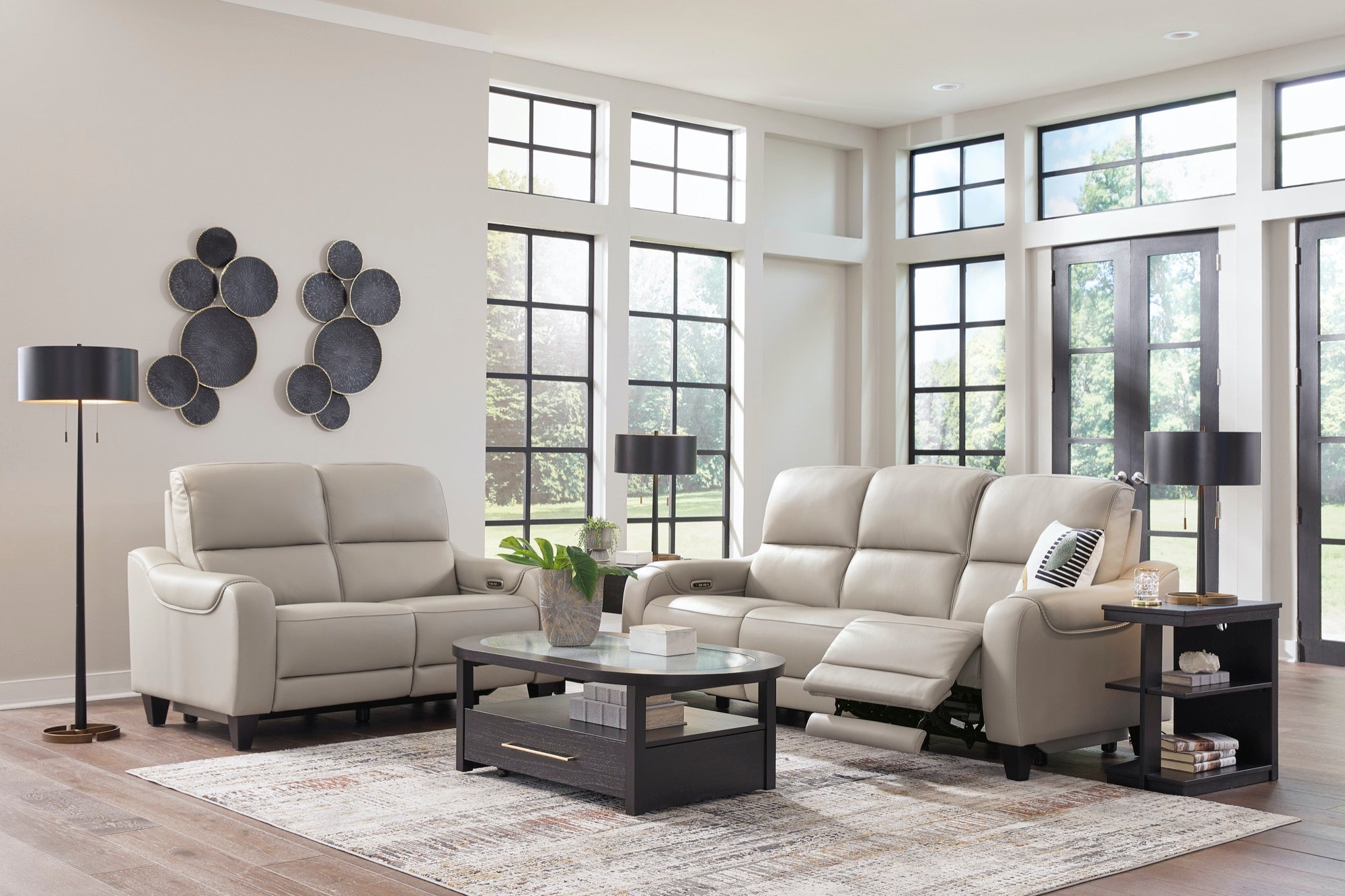 Matthew Power Reclining Living Room Set - Adams Furniture