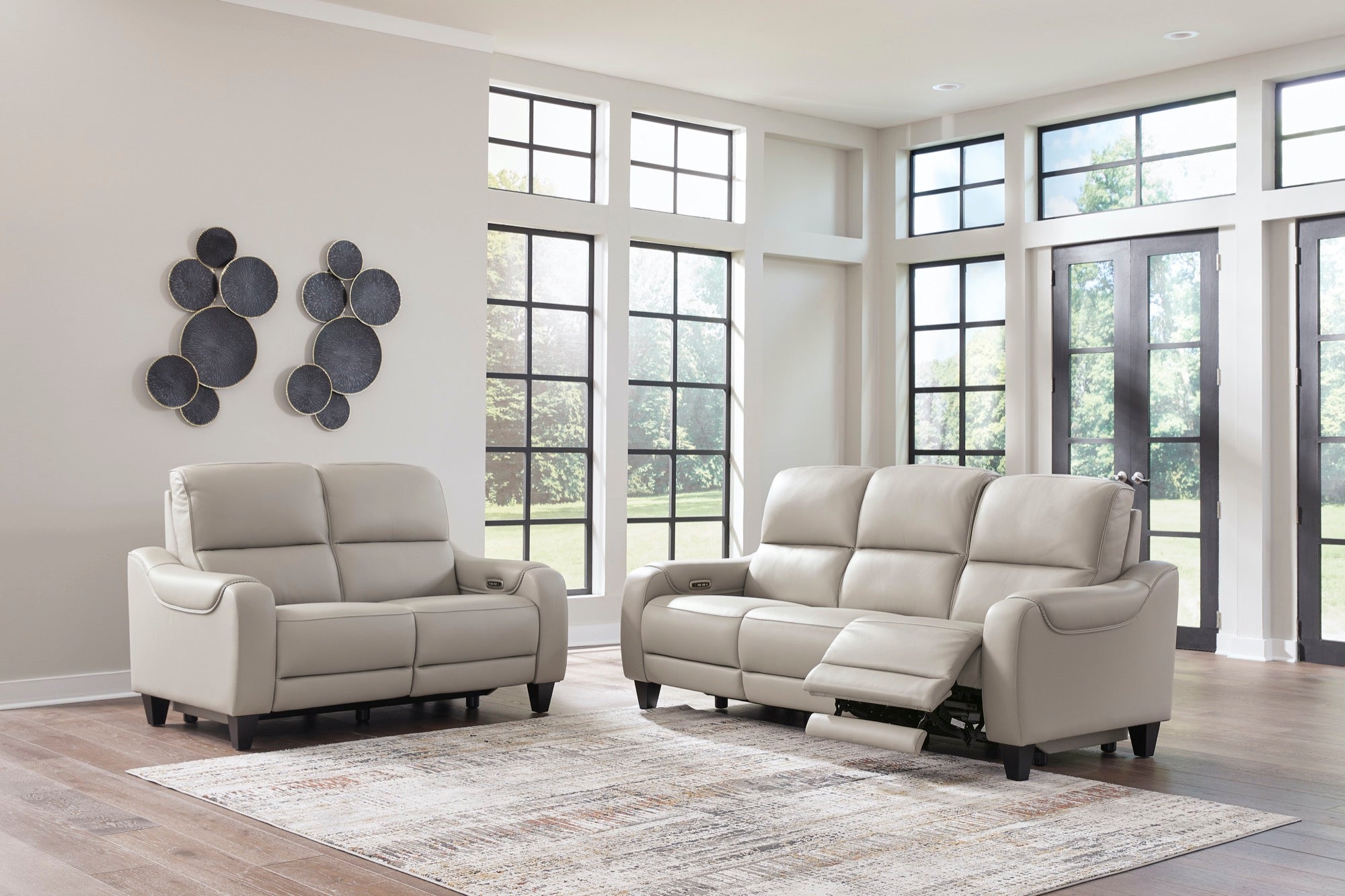 Matthew Power Reclining Living Room Set - Adams Furniture