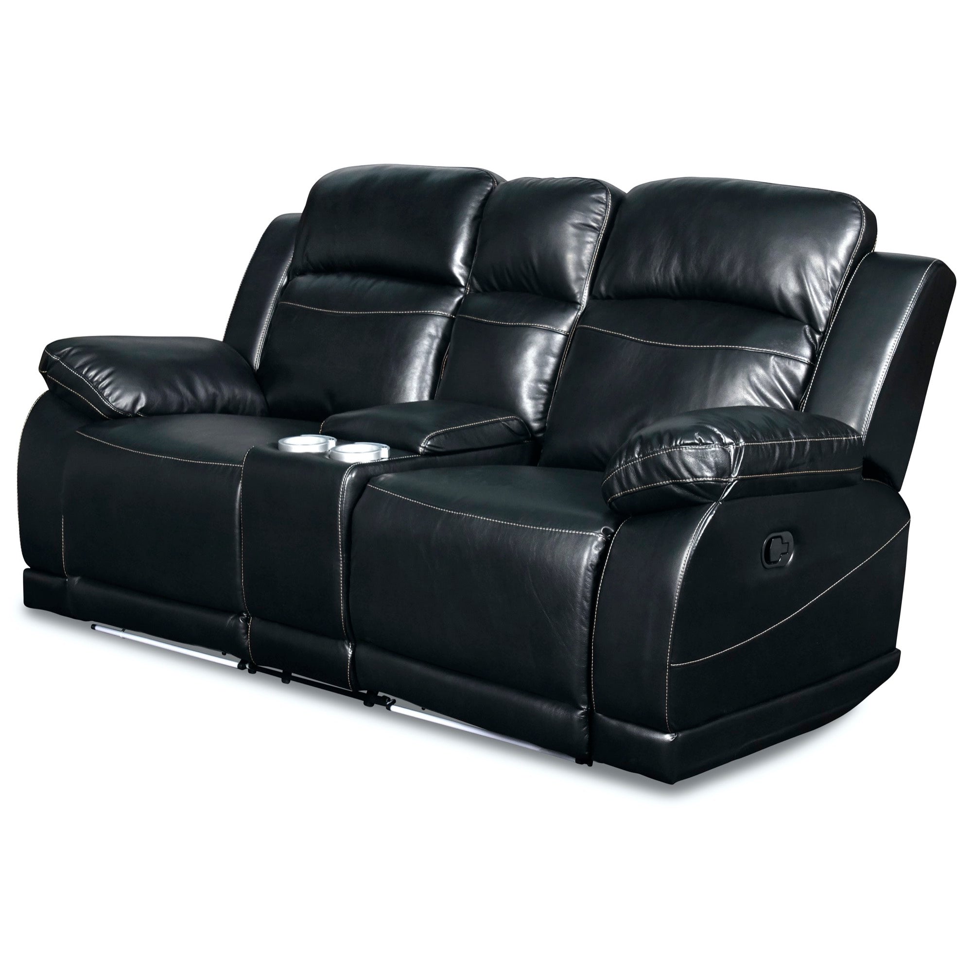 Vega Reclining Loveseat with LED Lights
