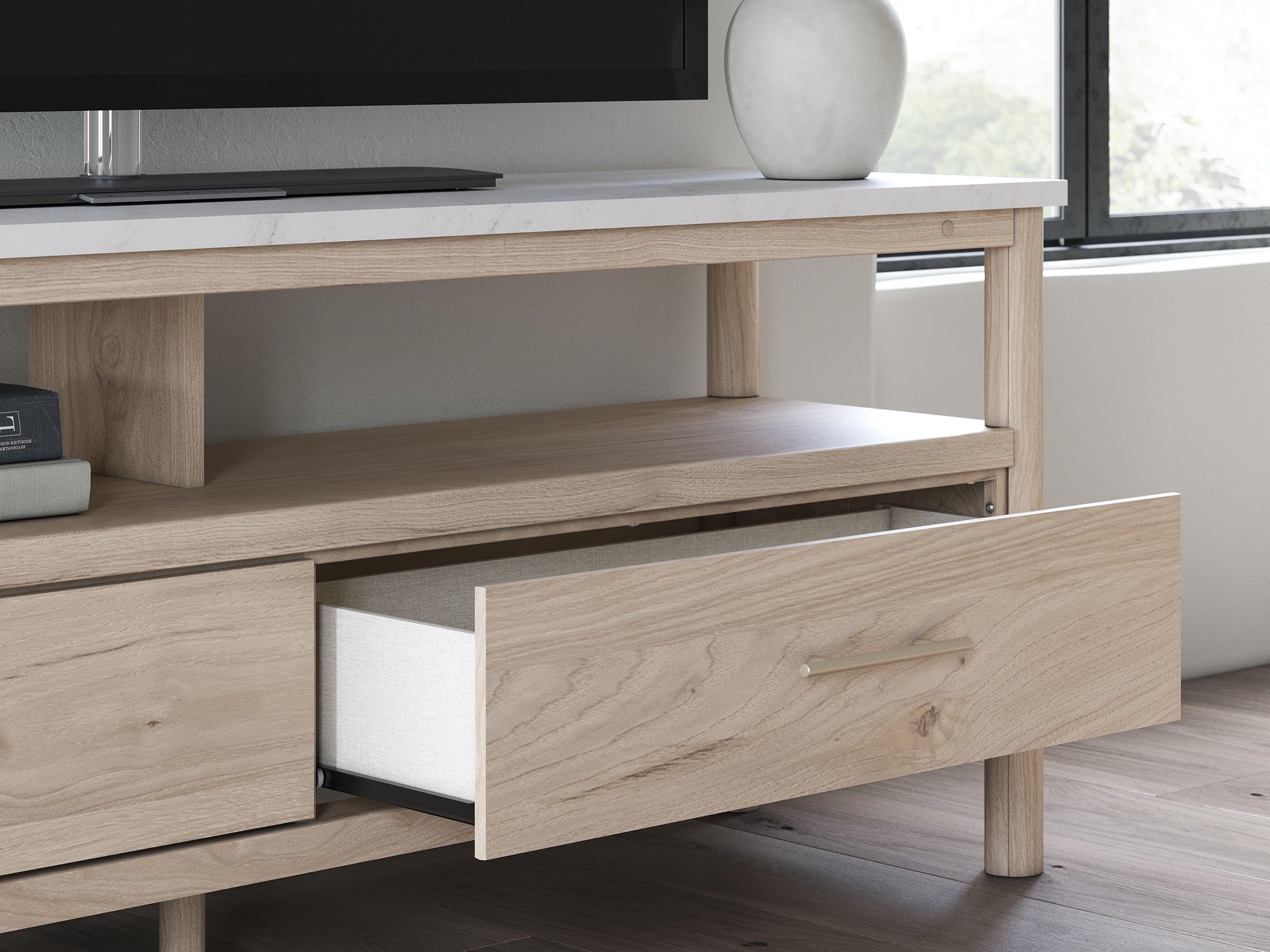 Cadmori 72" TV Stand - Adams Furniture