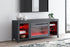 Black TV Stand with Fireplace