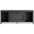 Black TV Stand with Fireplace