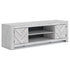 Large Whitewash TV Stand - Adams Furniture