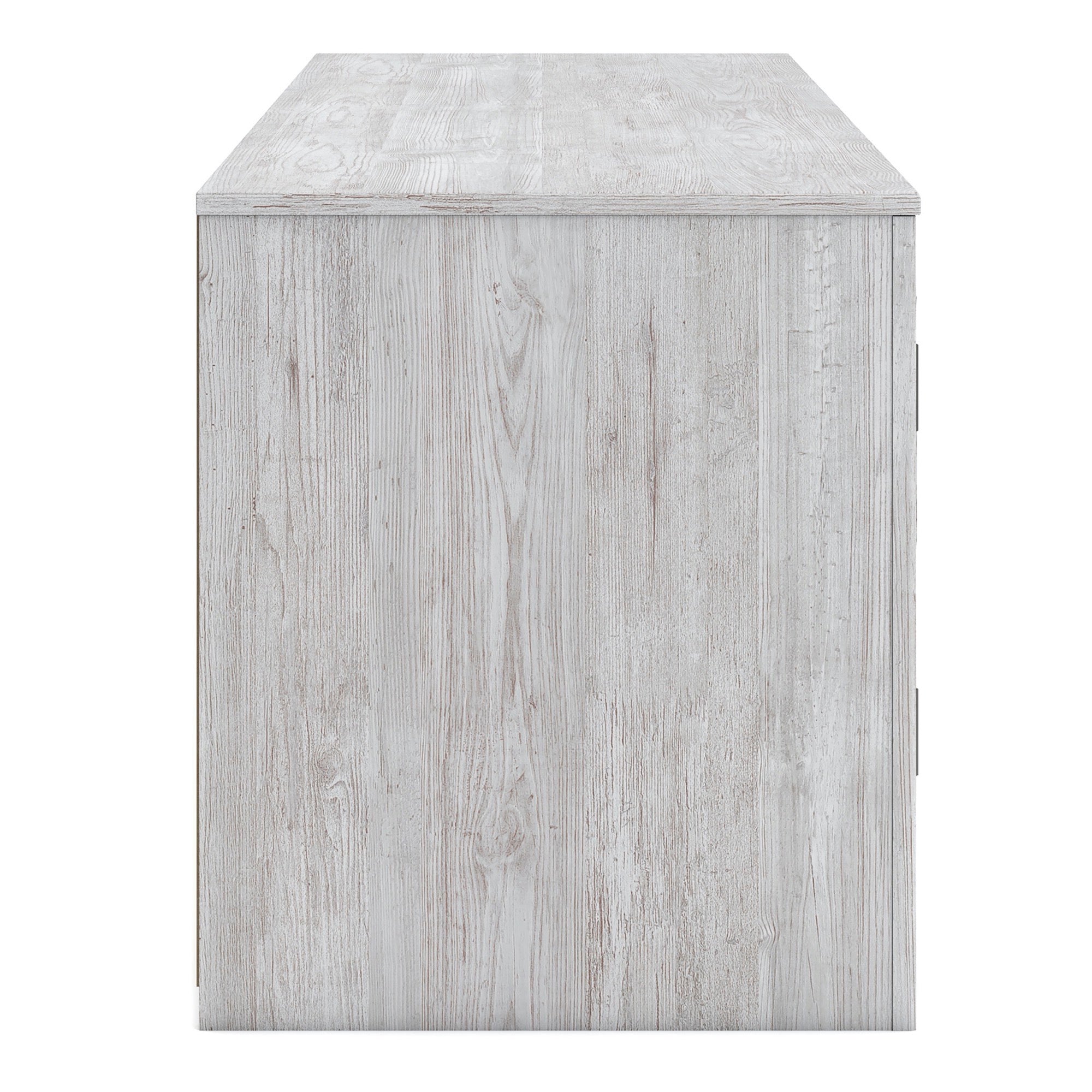 Large Whitewash TV Stand - Adams Furniture