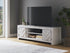 Large Whitewash TV Stand - Adams Furniture