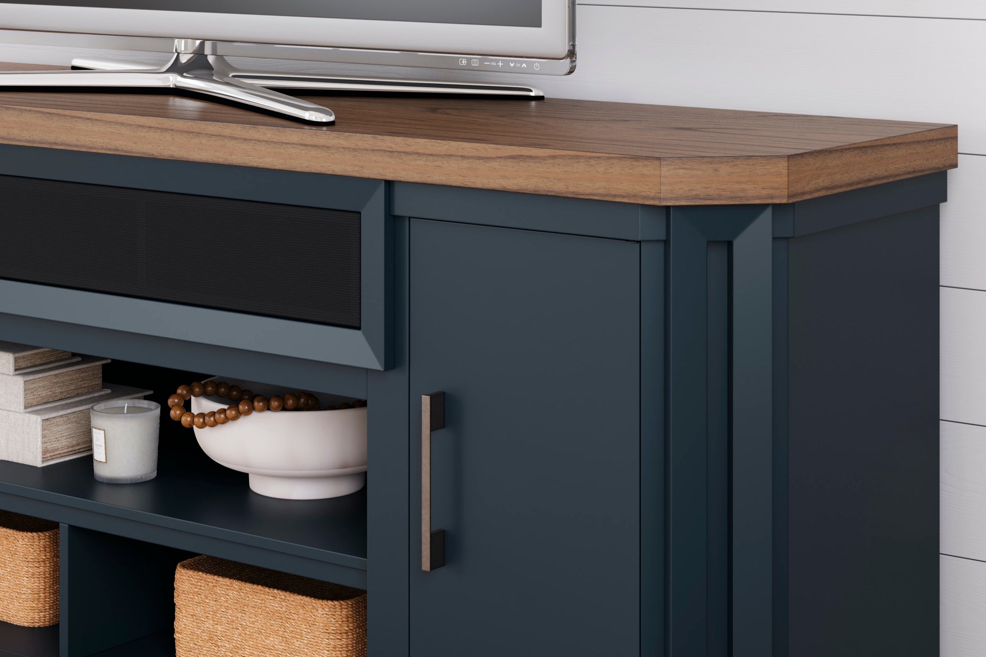 XL Slate Blue TV Stand