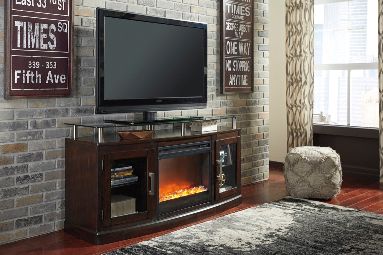 Chanceen Glass/Stone TV Stand