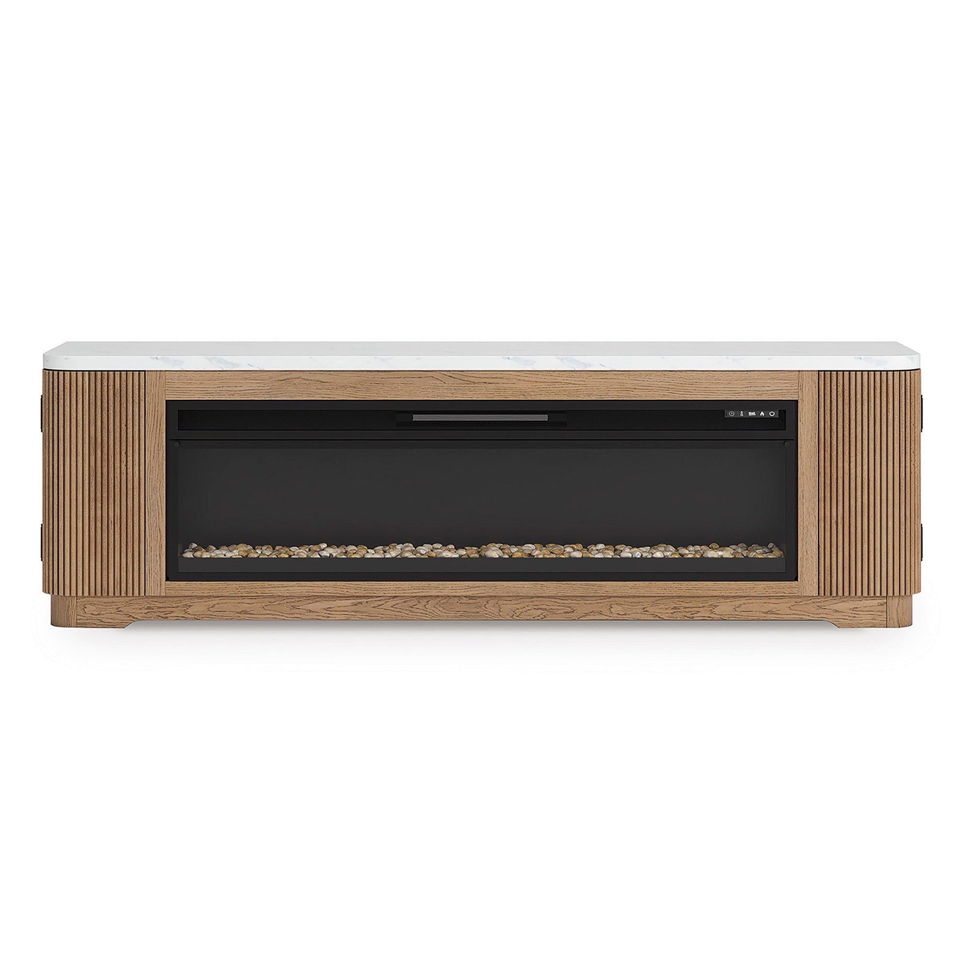 Kai 80" TV Stand with Fireplace - Adams Furniture