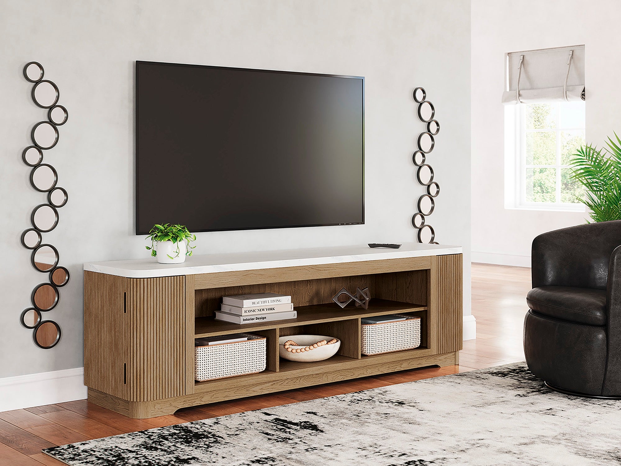 Kai 80" TV Stand - Adams Furniture