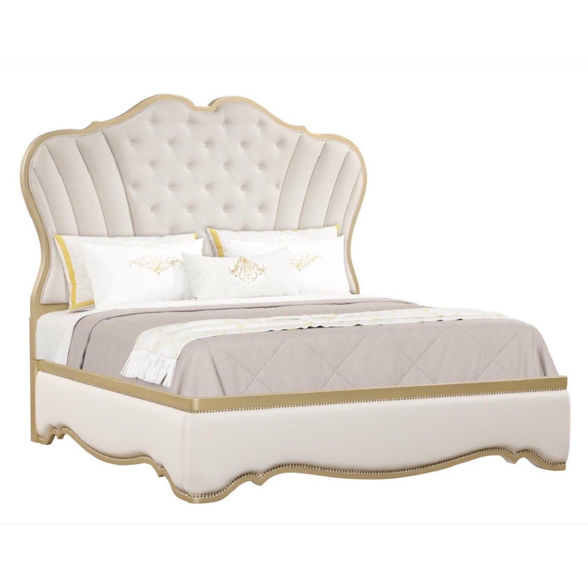Addison King Upholstered Bed - Adams Furniture