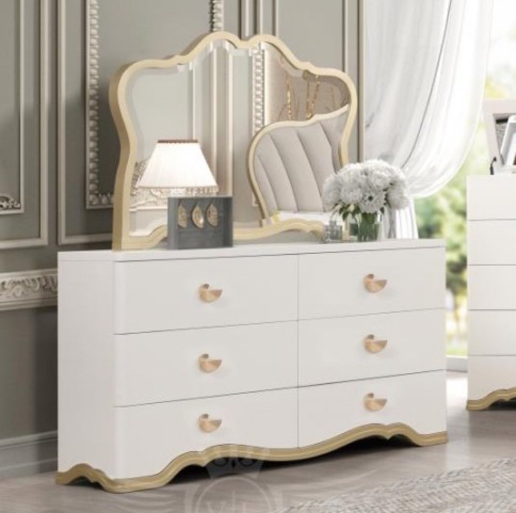 Addison Dresser & Mirror - Adams Furniture Addison Dresser & Mirror - Adams Furniture