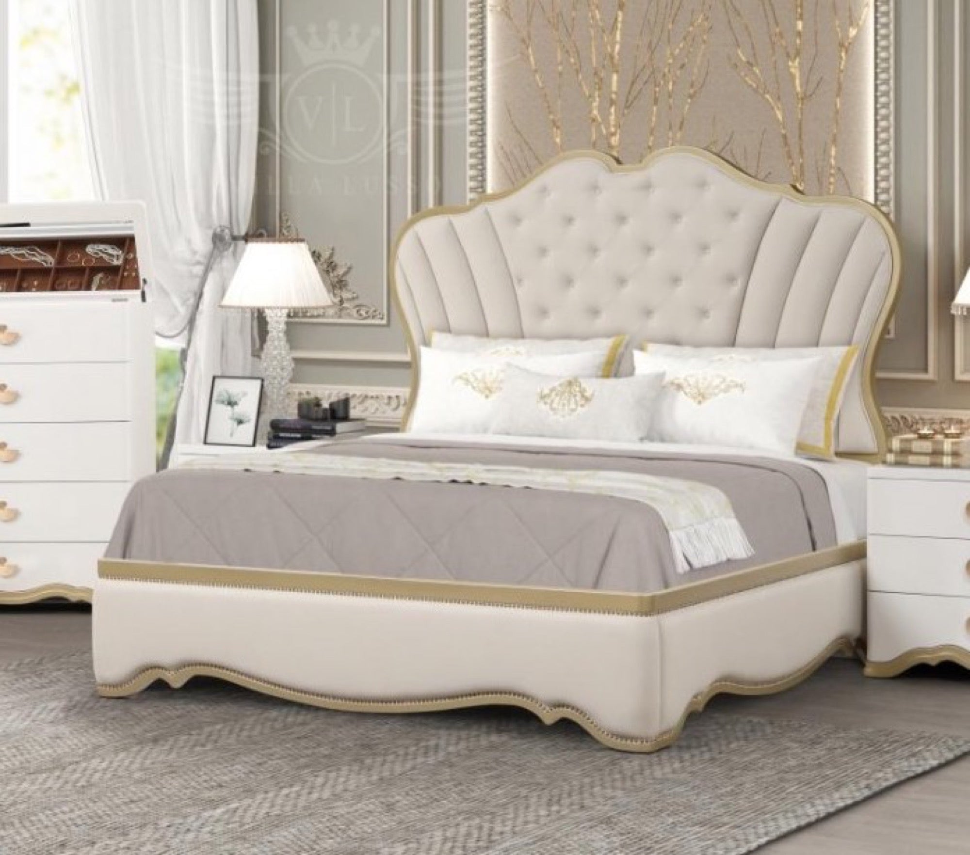 Addison Queen 5 Piece Bedroom Set - Adams Furniture