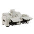 P2 CONSOLE LOVESEAT, TAUPE - 9516TPE-2PWH (31452)
