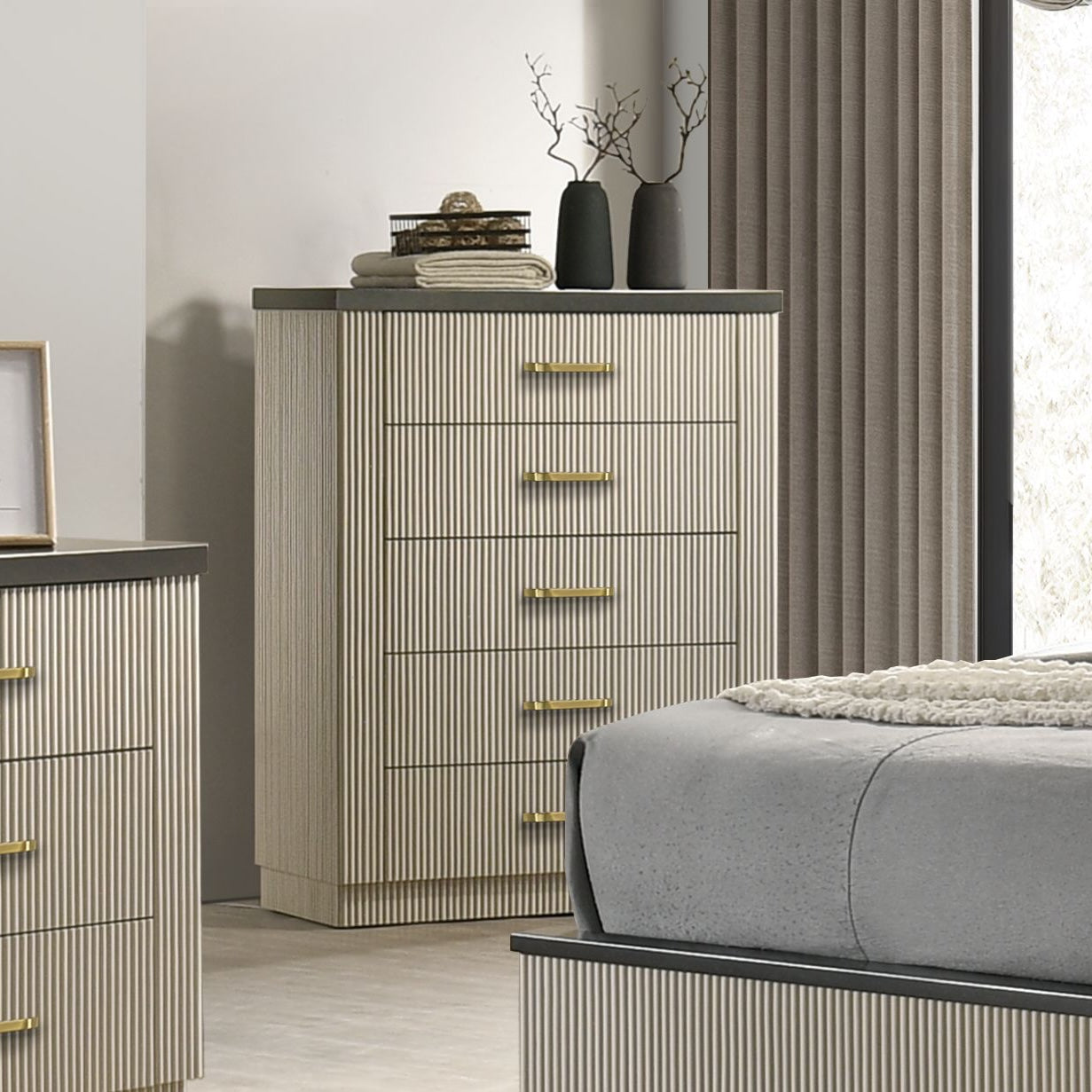 1 HAB: Maestro | Juego de dormitorio 2022 Juego de 5 piezas