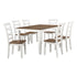 Brady 7 Piece Two Tone Dining Set - Adams Furniture