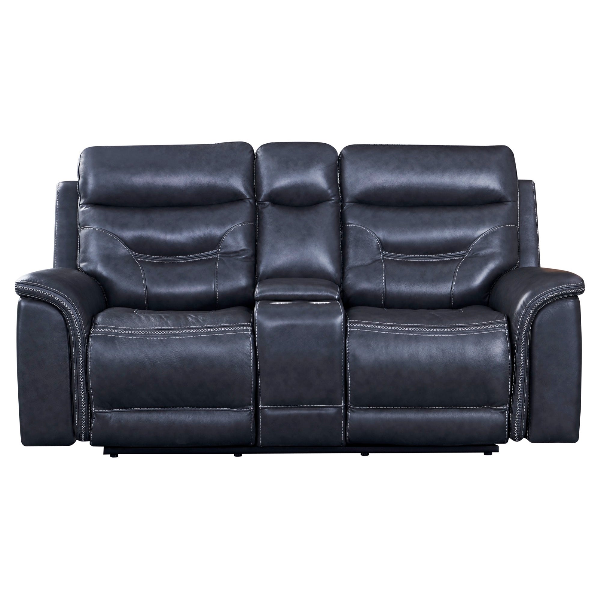 Bullard Power Reclining Leather Living Room Set - Adams Furniture