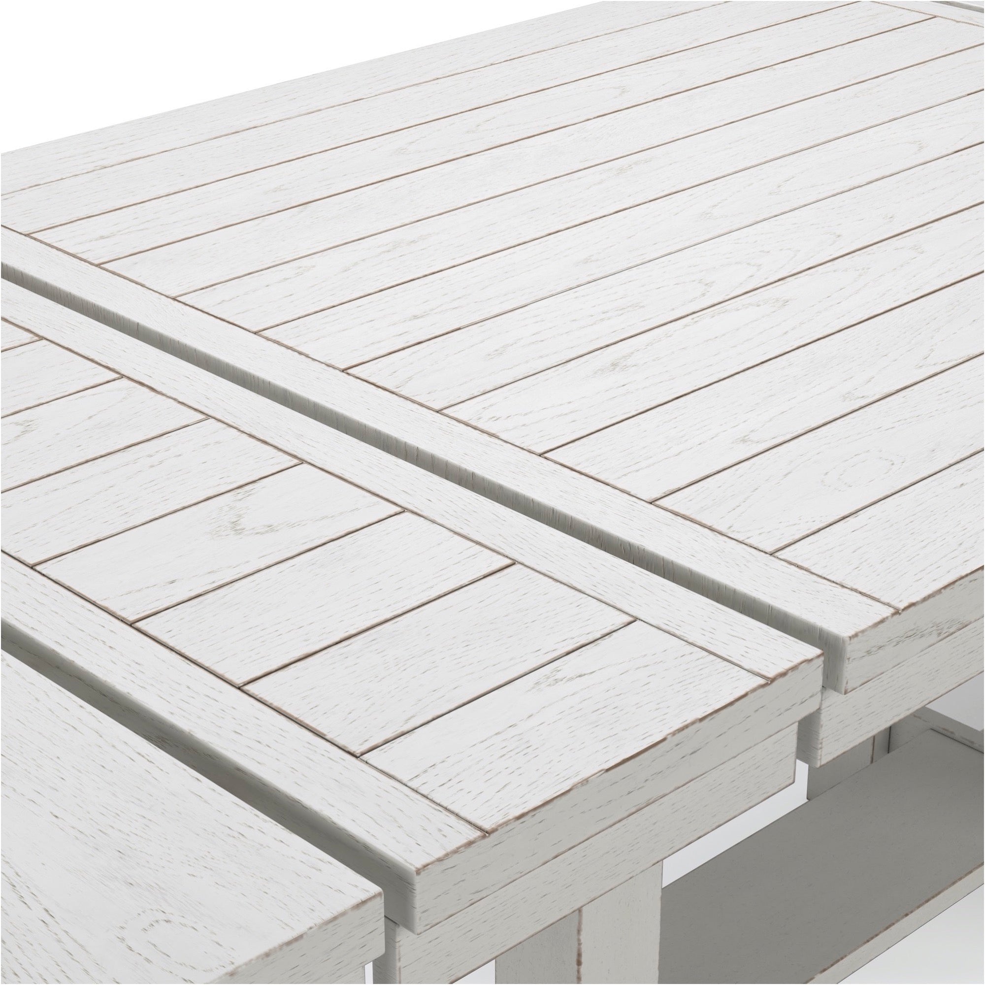 COUNTER TABLE, ANTQ WHITE - D642-32 (8035)