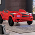 Roverton Kid's Red Pick Up Truck Bed with LED Lights