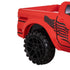 Roverton Kid's Red Pick Up Truck Bed with LED Lights