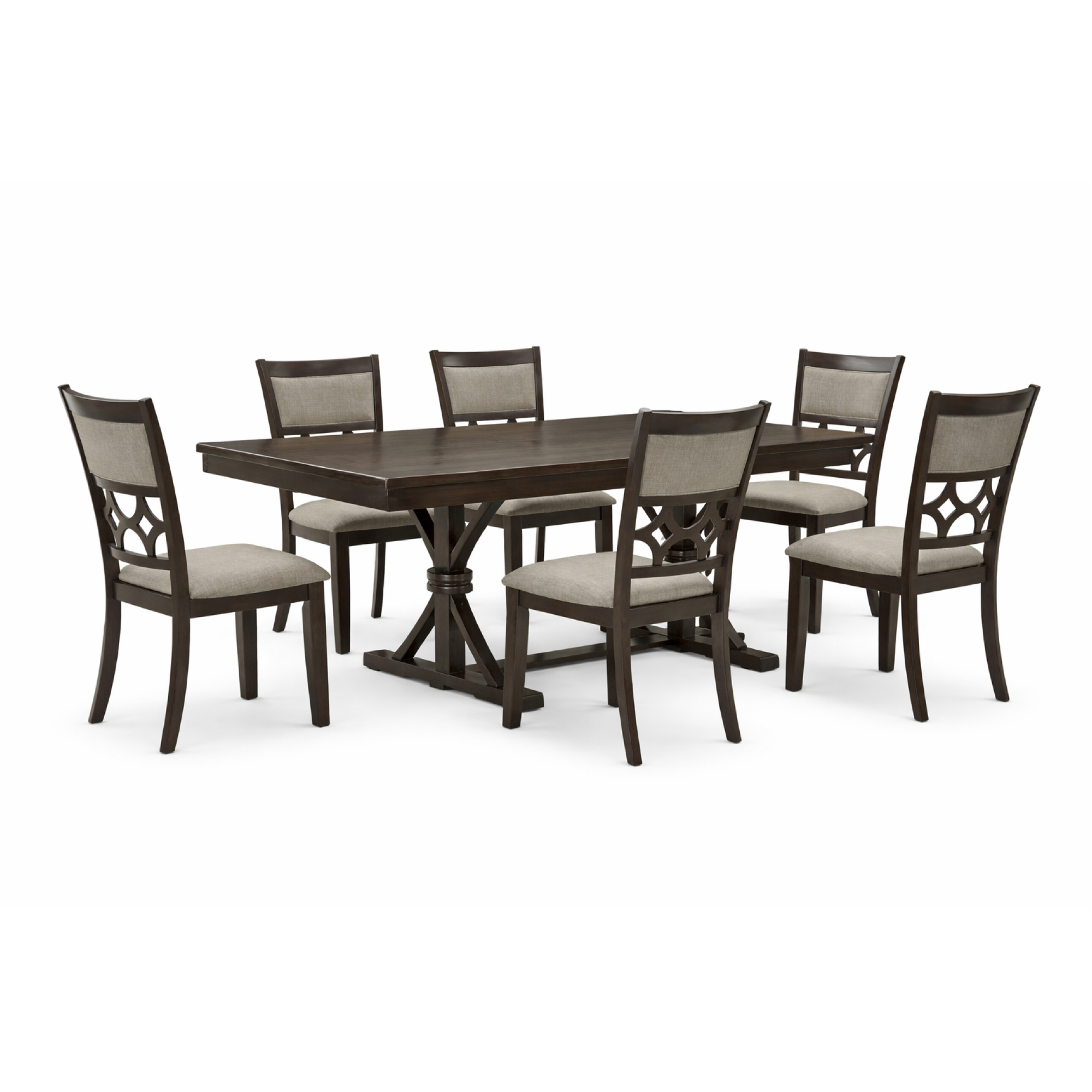 Tucker 7 Piece Dining Set - Adams Furniture