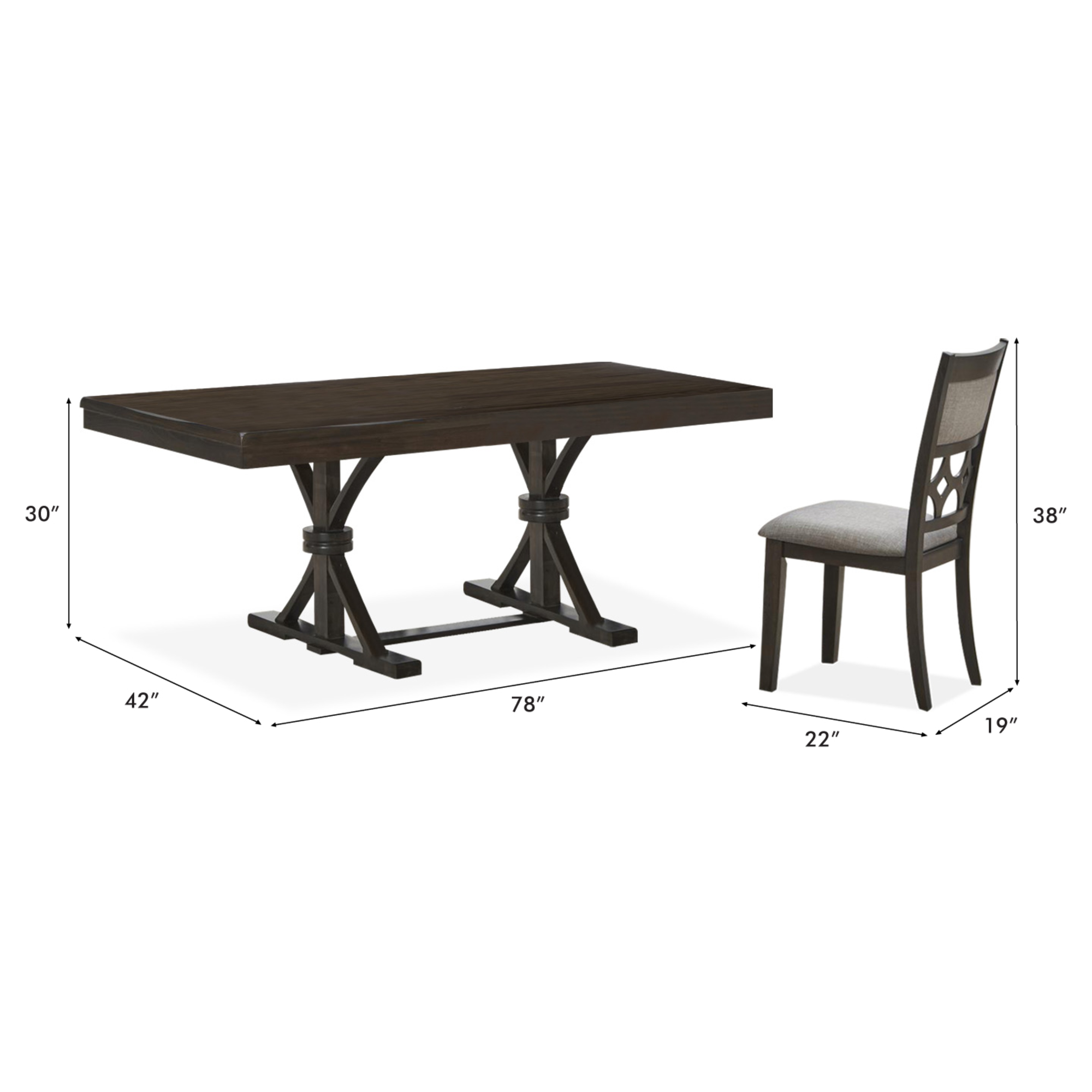 Tucker 7 Piece Dining Set - Adams Furniture
