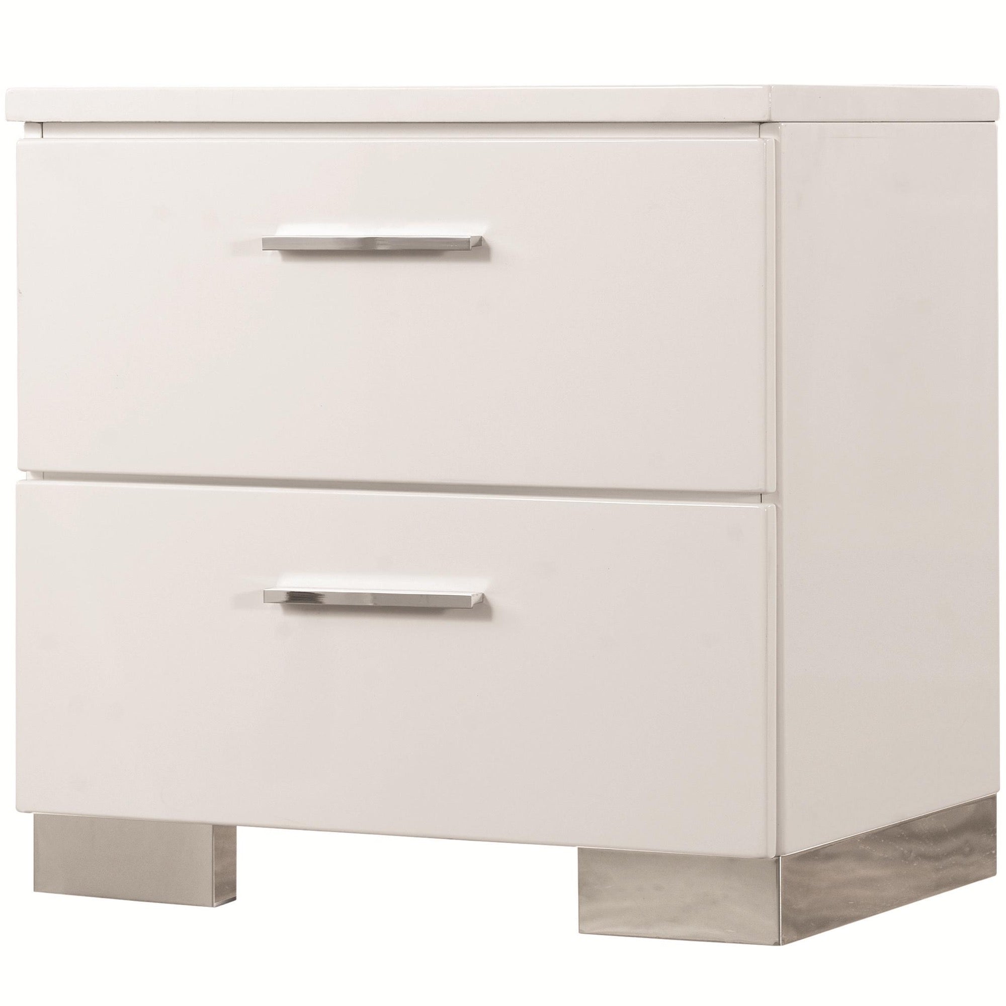 Felicity King 5 Piece Bedroom Set w/ LED Light - Adams Furniture