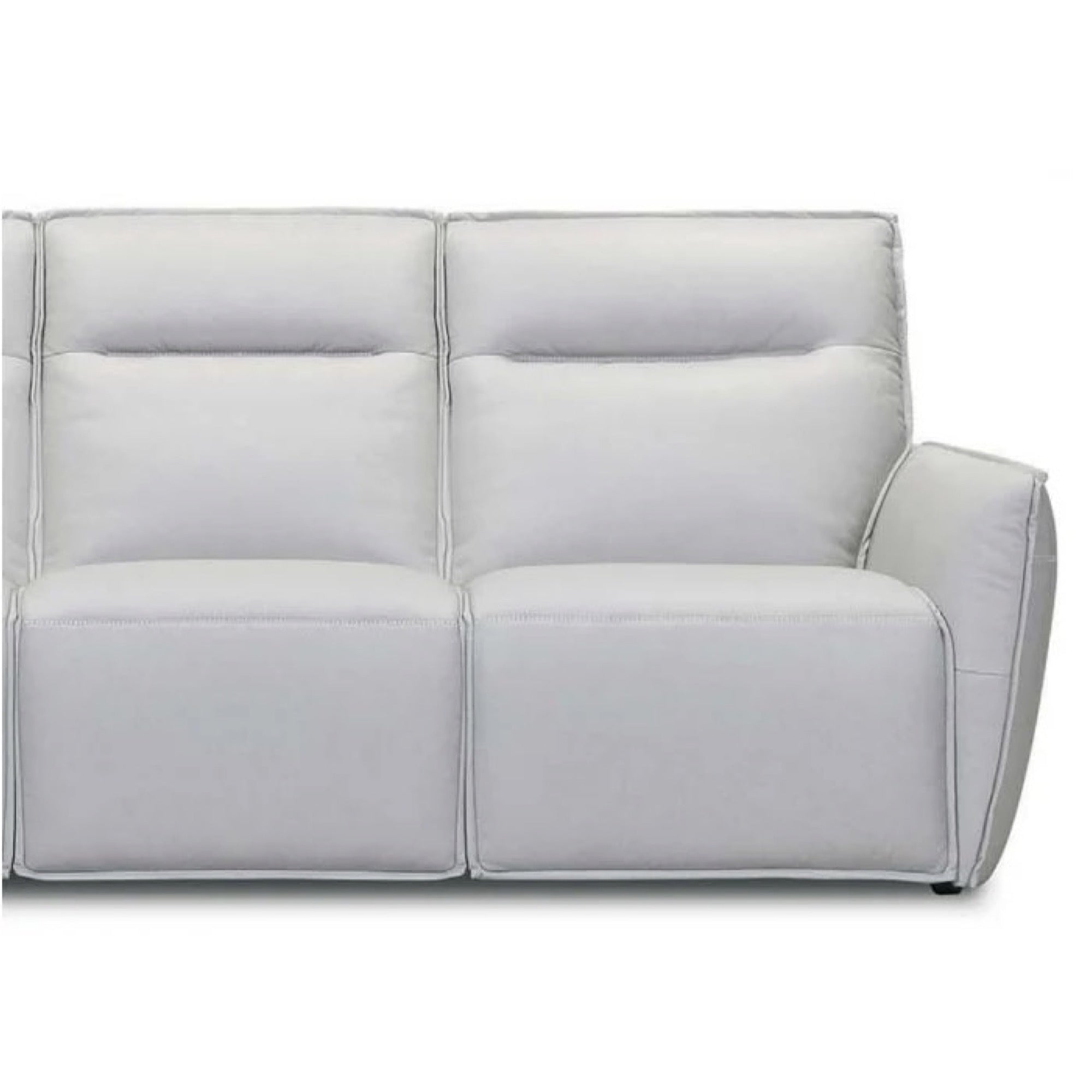 Atollo Dove Grey Power Reclining Sofa