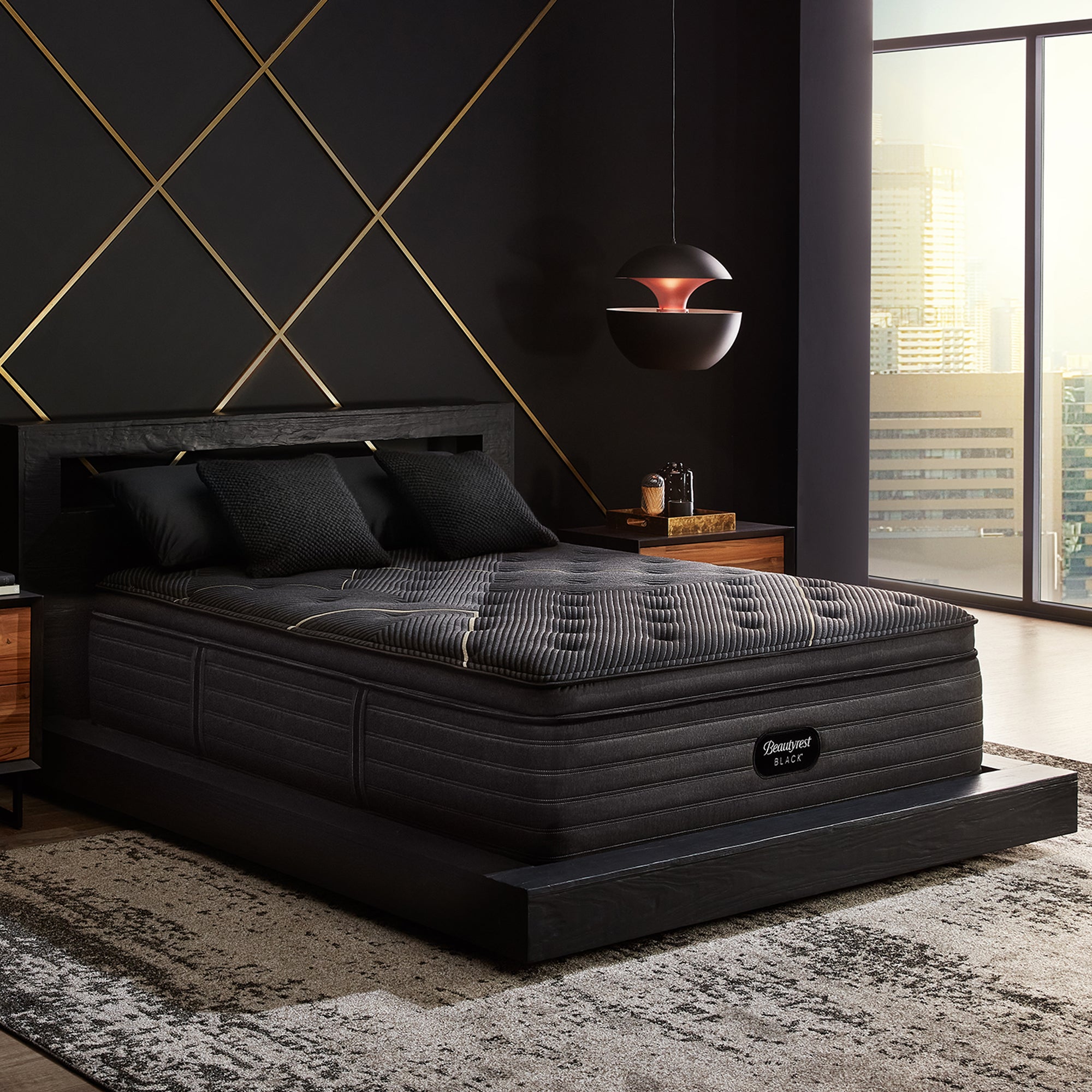 Beautyrest pillow top king mattress store