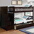 Harper - Espresso Twin/Twin Staircase Bunk Bed, Bunk Bed, Lifestyle Furniture - Adams Furniture