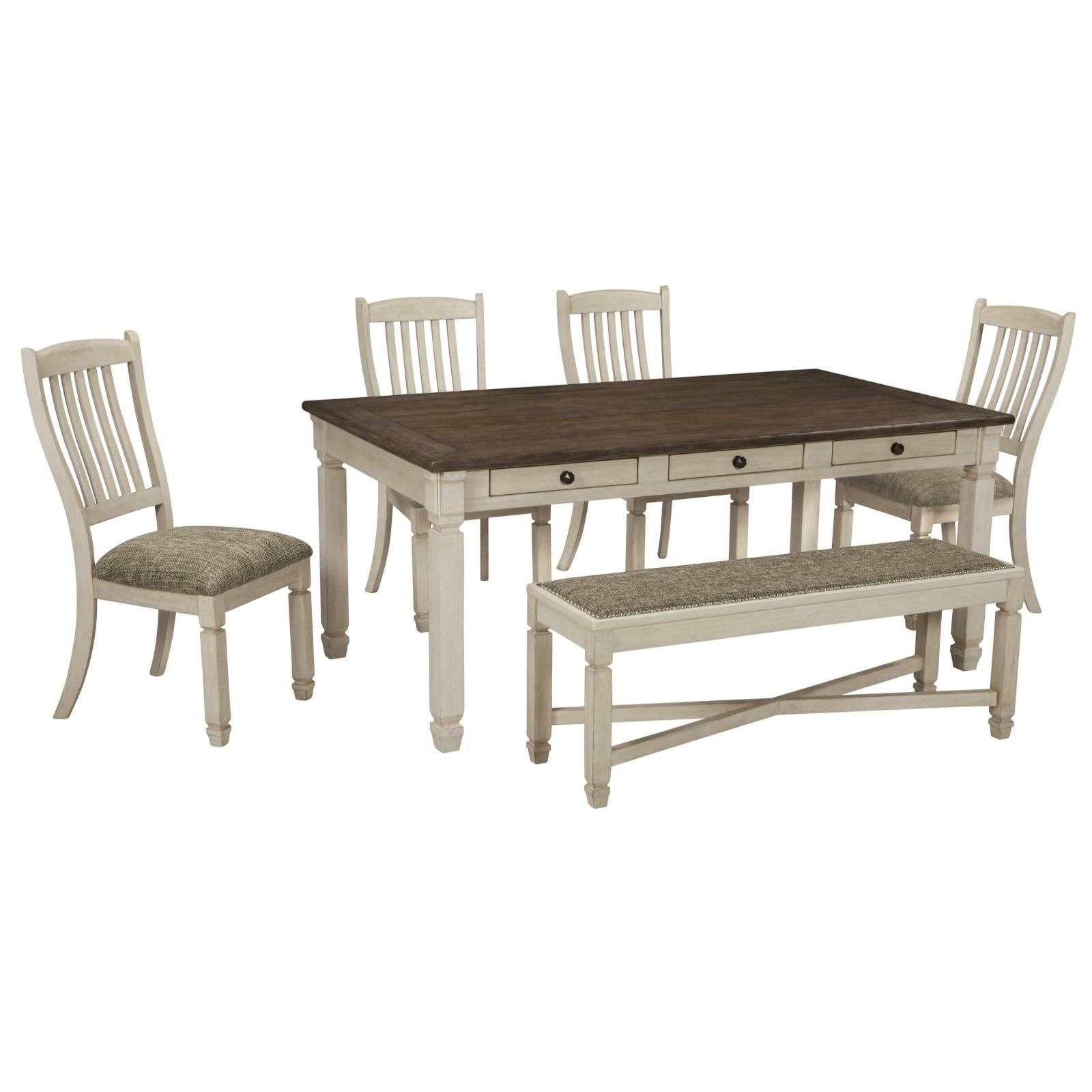 Bolanburg 6 Piece Dining Set, Dining Set, Ashley Furniture - Adams Furniture