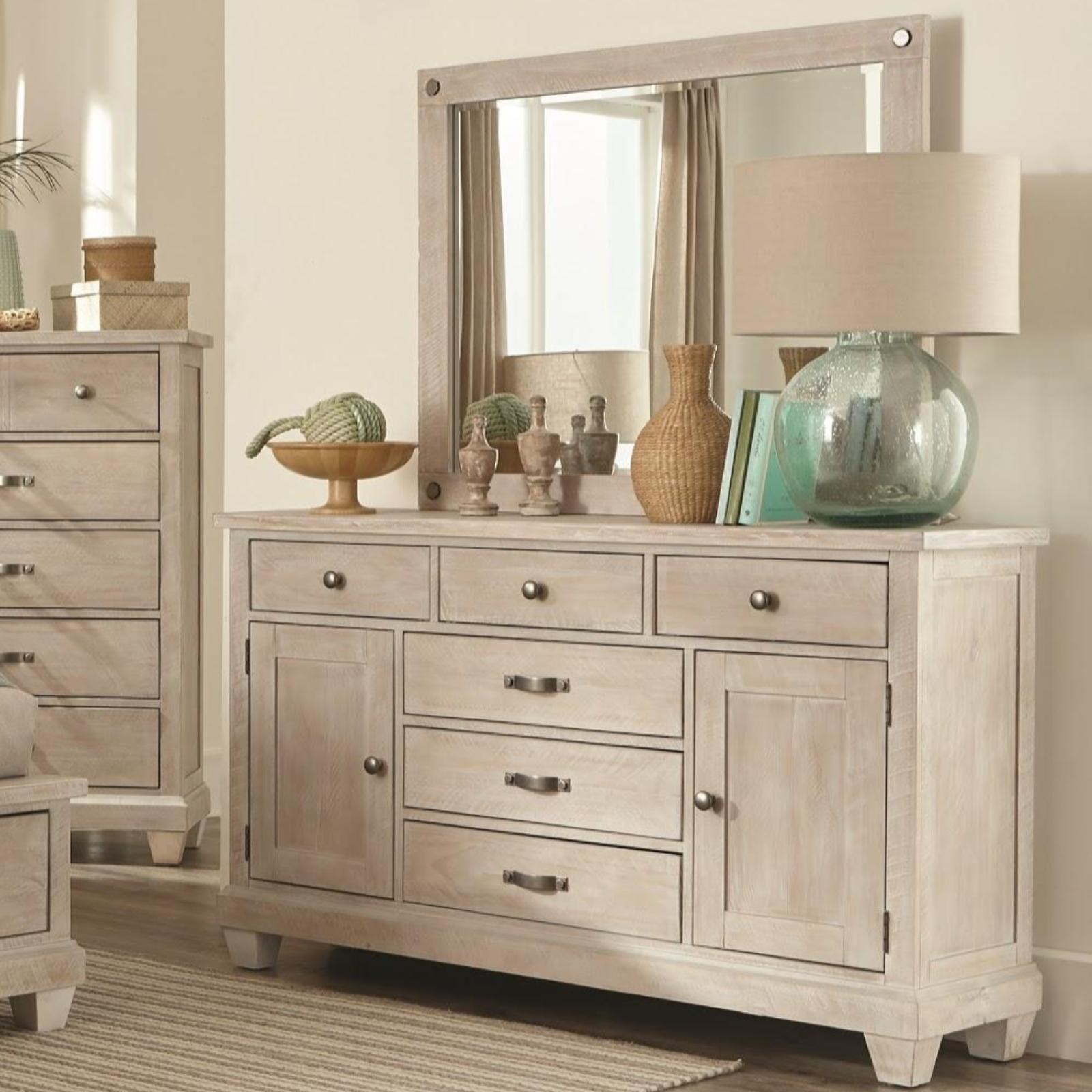 Olivia Dresser & Mirror - Adams Furniture