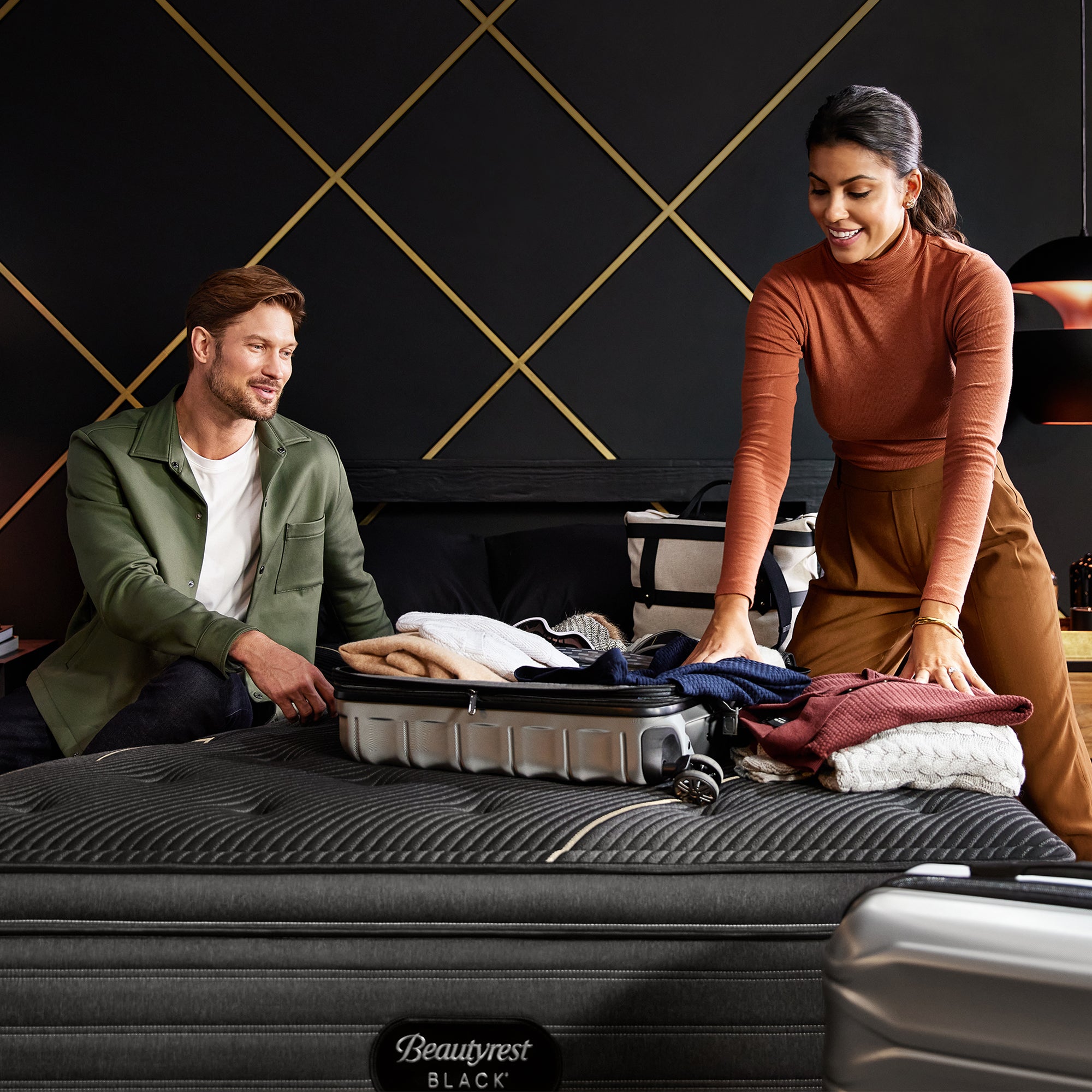 Simmons Beautyrest Black K Class Firm Pillow Top Queen Mattress