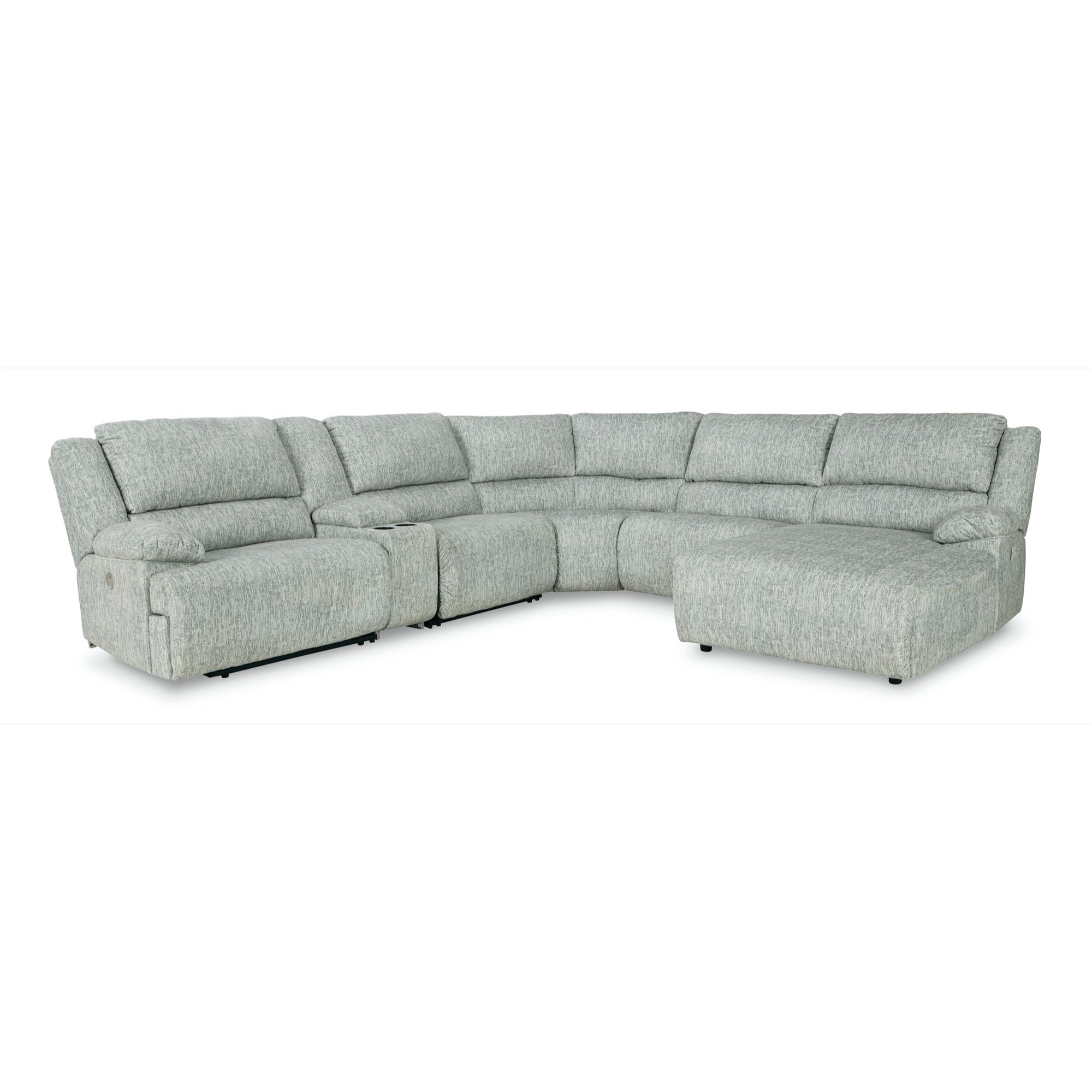 McClelland 6-Piece Power Reclining Sectional with Chaise