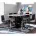 Dyane Black 7 Piece Counter Height Dining Set - Adams Furniture