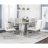 Dyane Light Grey 7 Piece Dining Set - Adams Furniture