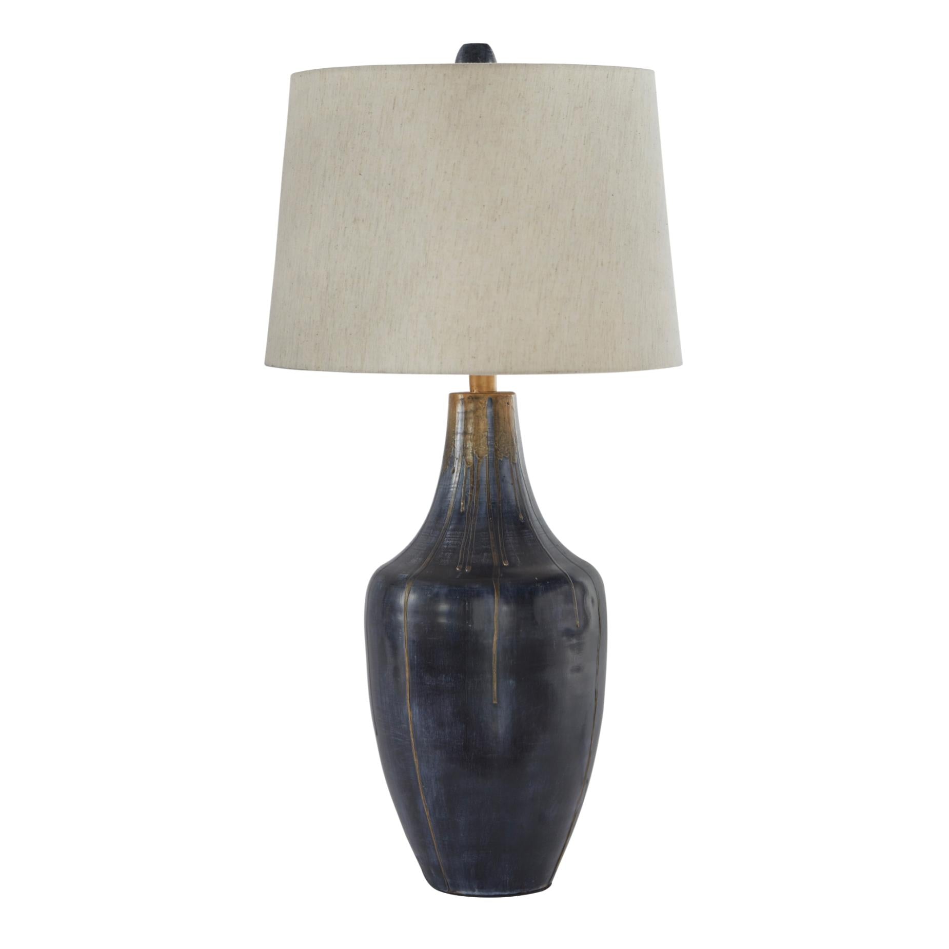 Evania Indigo Table Lamp - Adams Furniture