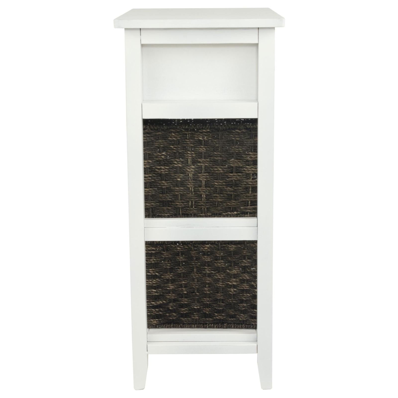 Oslember White Accent Table - Adams Furniture
