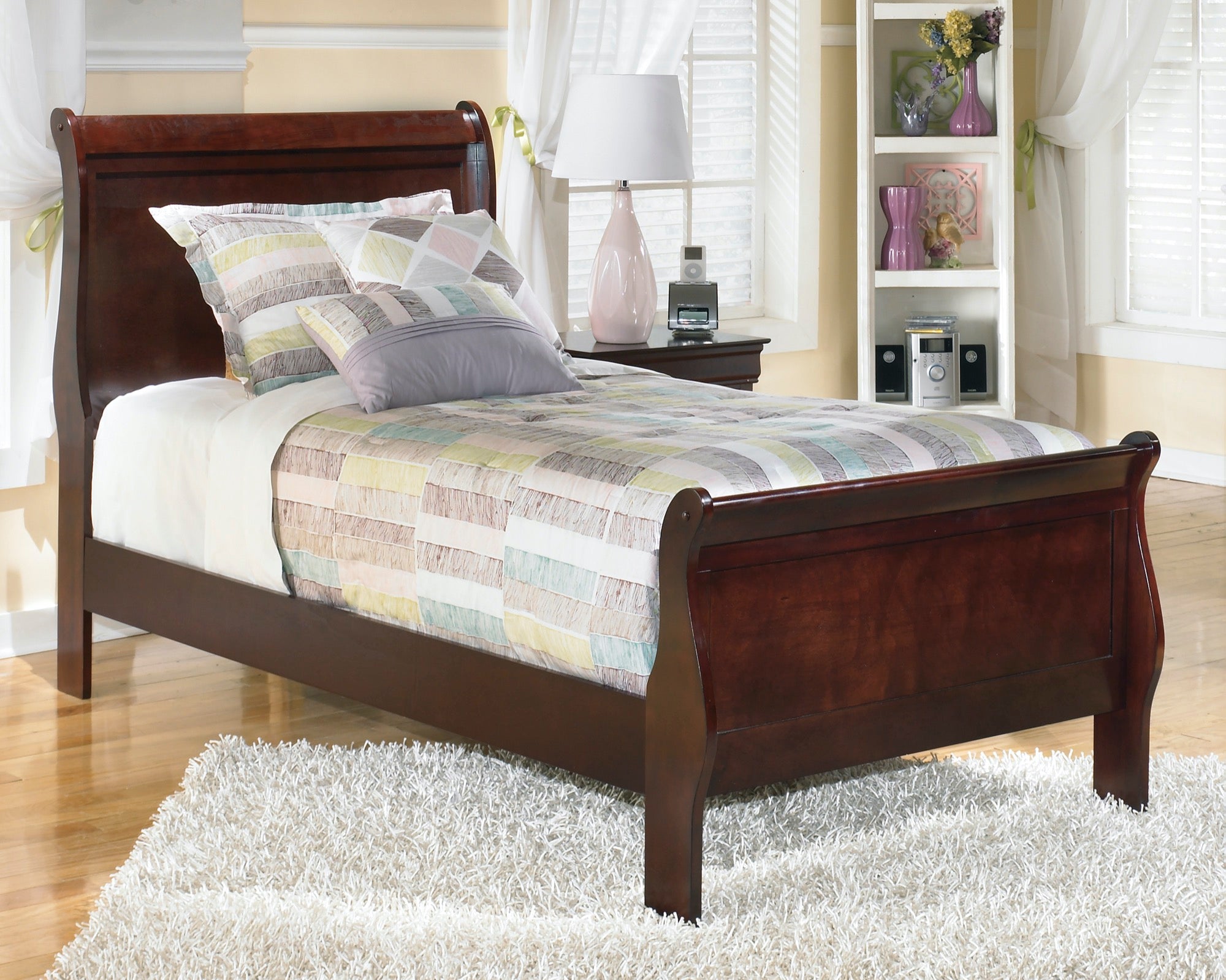 Alexander Twin 5 Piece Bedroom Set - Adams Furniture