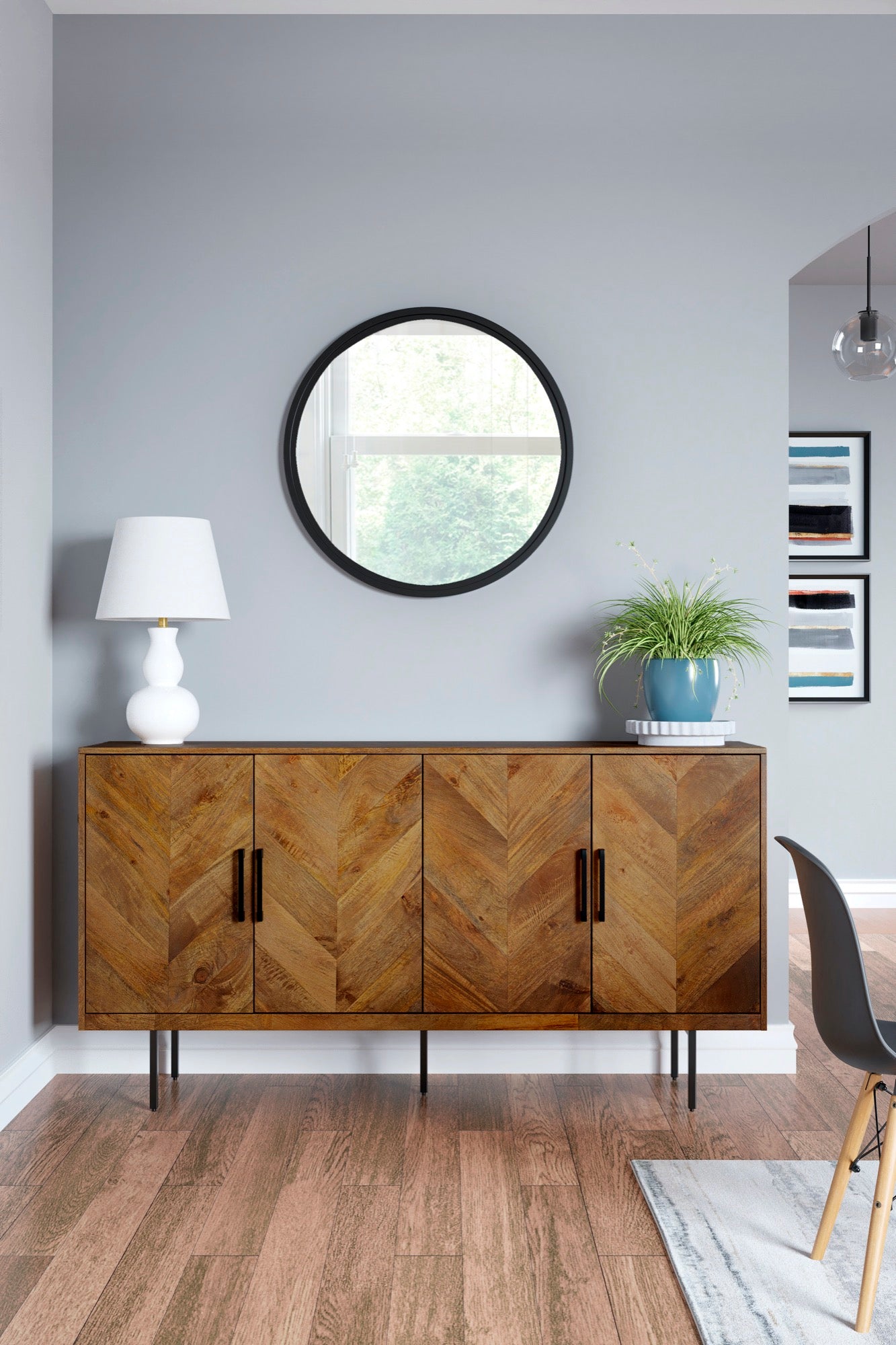 Brocky Accent Mirror - Adams Furniture