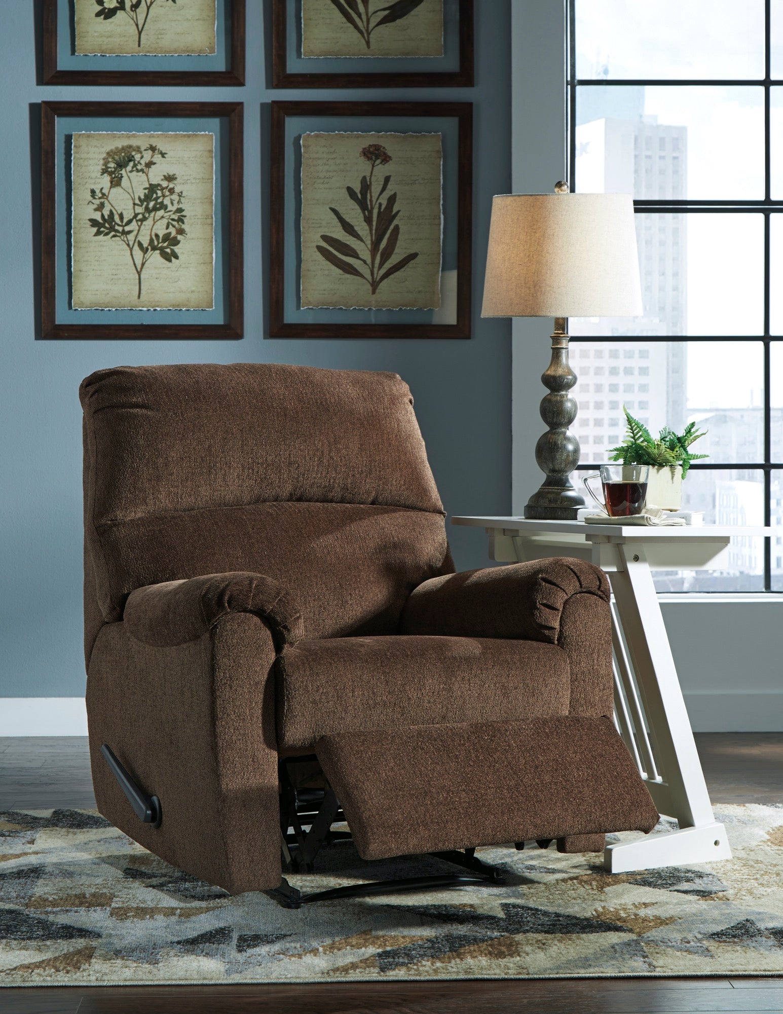 Nerviano Recliner - Adams Furniture