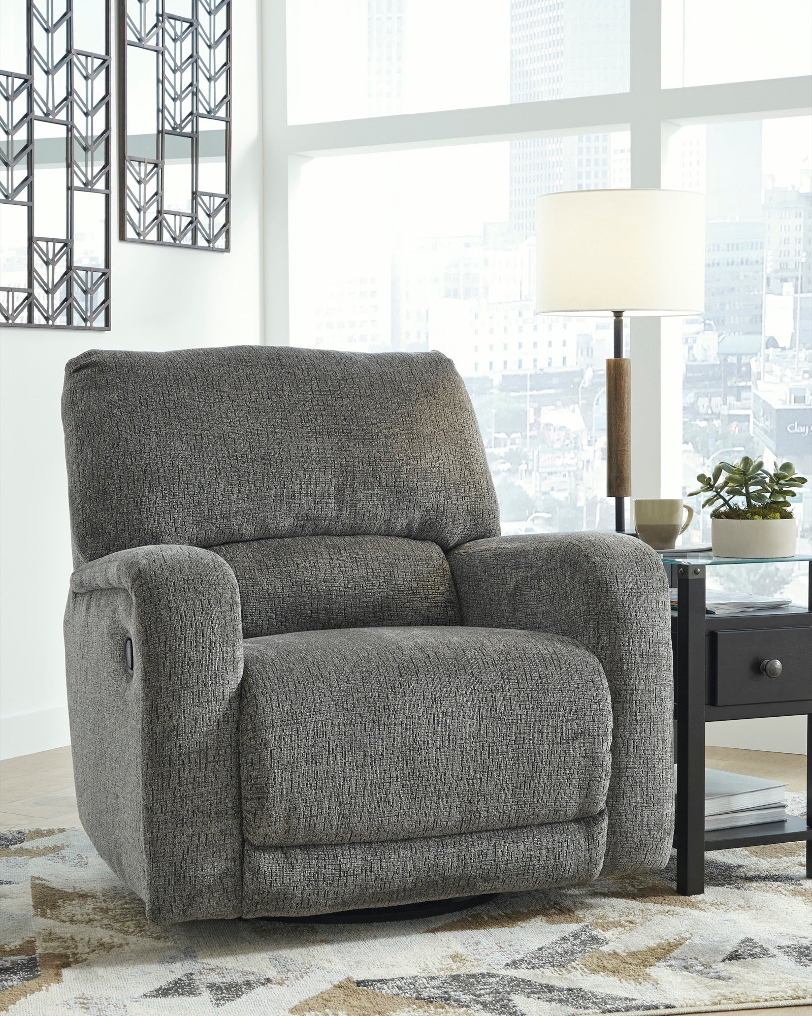 Wittlich Swivel Glider Recliner - Adams Furniture