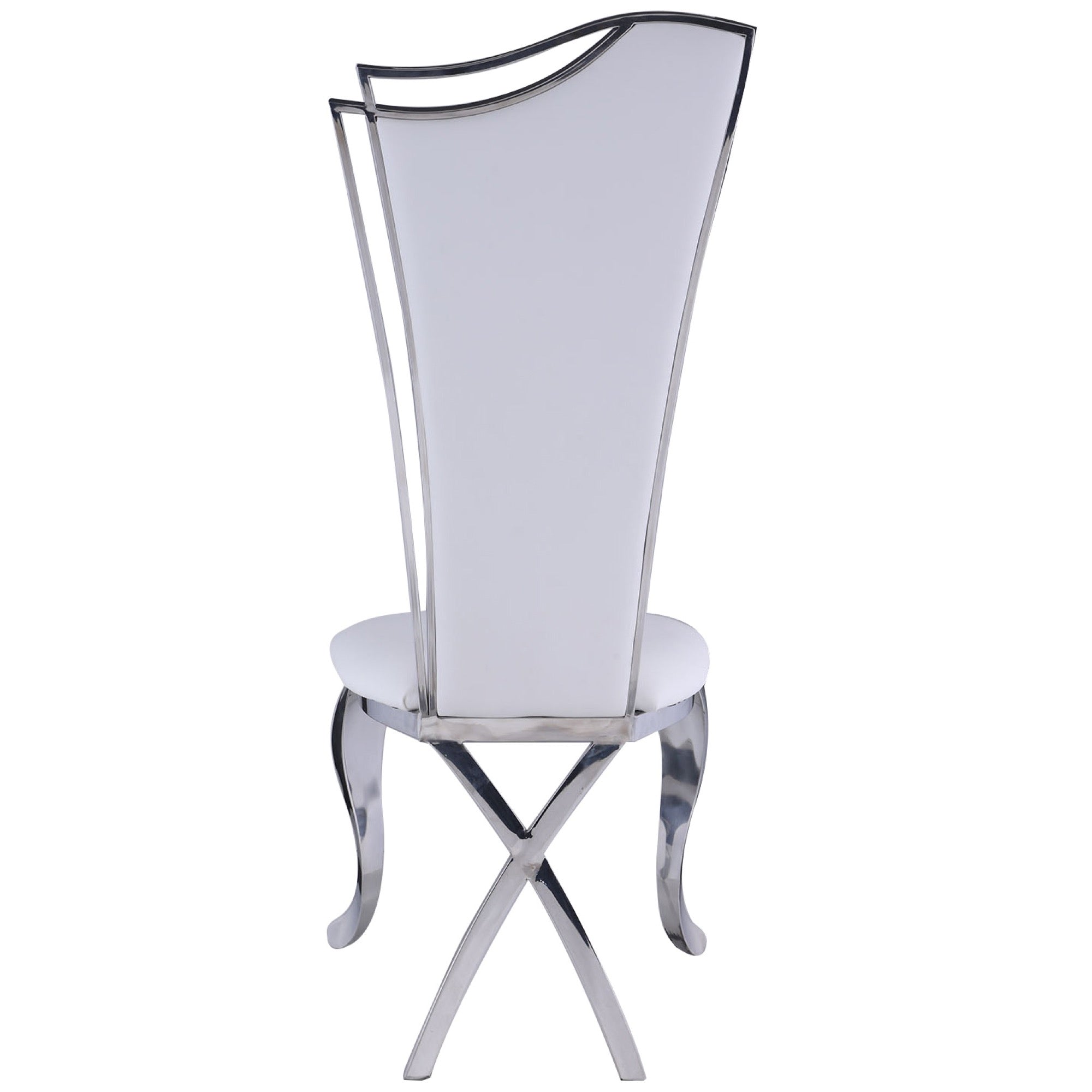 Nadia Contemporary Tall-Back Upholstered Side Chair (Set of 2) - Adams Furniture