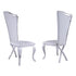 Nadia Contemporary Tall-Back Upholstered Side Chair (Set of 2) - Adams Furniture