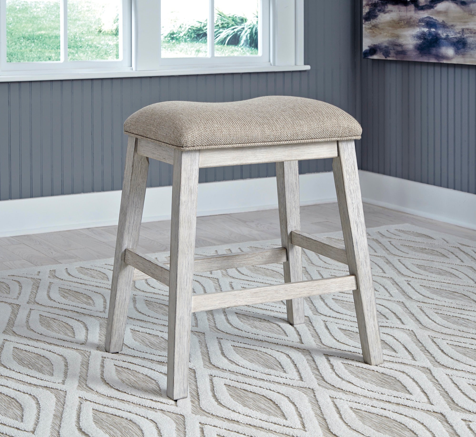 Skempton Counter Height Bar Stool (Set of 2) - Adams Furniture