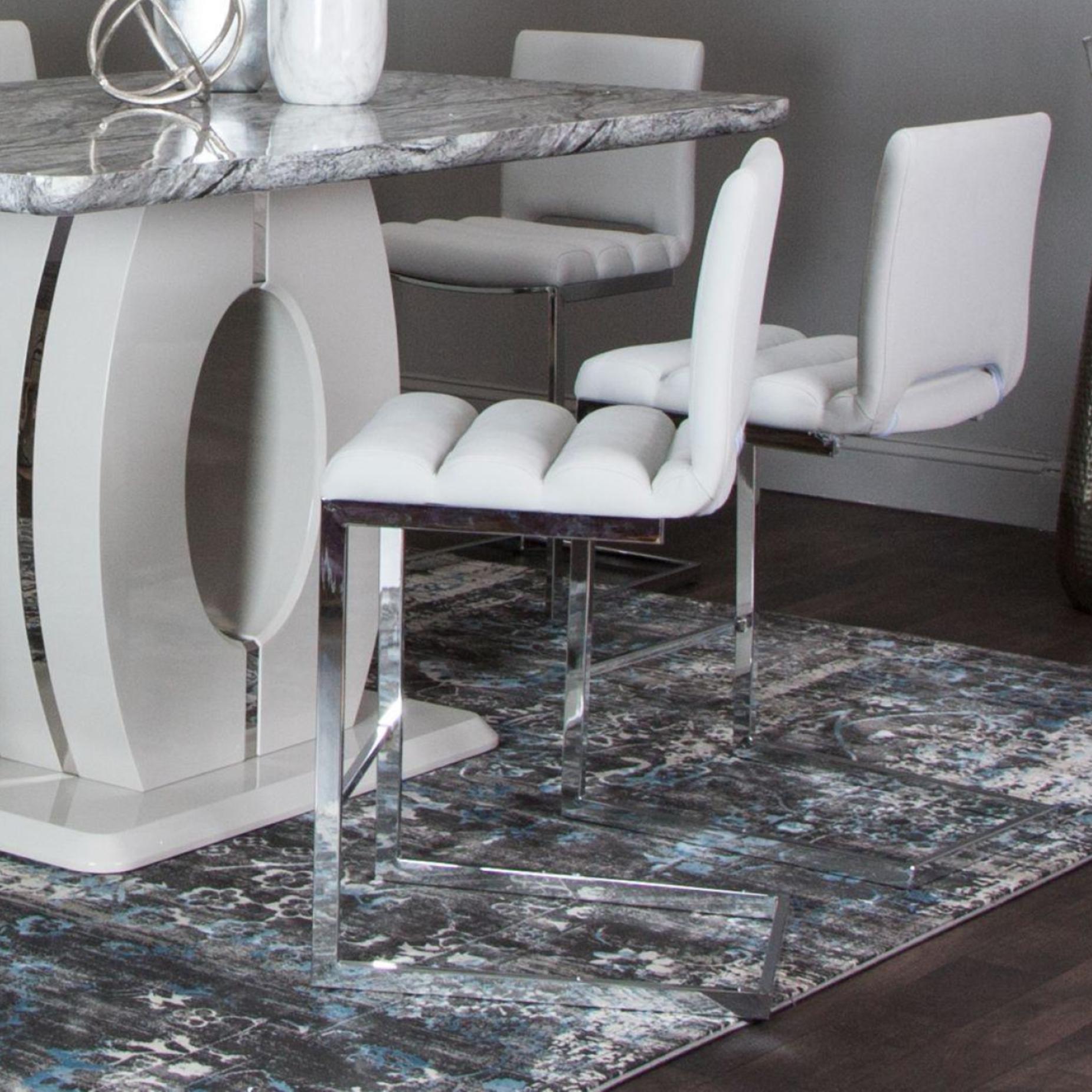Dyane 7 Piece Counter Height Dining Set - Adams Furniture