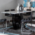 Dyane Black 5 Piece Counter Height Dining Set - Adams Furniture