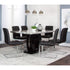 Dyane Black 7 Piece Dining Set - Adams Furniture